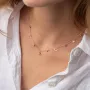 Колье Пчелка в красном золоте кол02256 Оникс 43