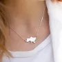 Серебряное колье Украина 181212 Оникс 42