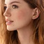 Золотые серьги - пусеты Улитки с бриллиантами 317251121 Оникс