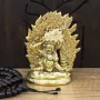 Статуя HandiCraft Махакалы тиб. Бернаг Чен Бронза Непал 9 см (26760)