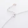 Серебряное колье с сердечком (оникс) 18793 Оникс 45