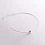 Серебряное колье с шариком 1099 Оникс