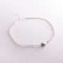 Серебряное колье Сердце с жемчугом 181234 Оникс 44