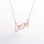 Колье Love в красном золоте кол02265 Оникс 45