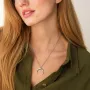 Серебряное колье Лунница 1086 Оникс 50