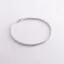Браслет Шарики в белом золоте б05027 Оникс 19