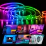 Світлодіодна стрічка LED Bluetooth 5 м Прозорий (hub_jo4av7)