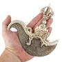 Статуетка HandiCraft Картіка тиб. Дрігуг + підставка Бронза зі срібленням 17 см (26361)