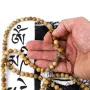 Чотки з піщаної пейзажної яшми HandiCraft 108 намистин 8.7 мм (27165)