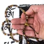 Четки из сардоникса HandiCraft 108 бусин 6.5 мм медь (27198)
