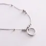 Серебряный браслет Круговорот с шариками 141621 Оникс 17