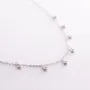 Серебряное колье с фианитами 18809 Оникс 41