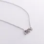Серебряное колье Love с фианитами 1101 Оникс 40