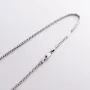 Мужское серебряное колье Крест ZANCAN EXC480-N Оникс 60