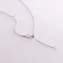 Золотое колье Крестик с бриллиантами колб0086ca Оникс 45