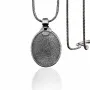 Серебряный кулон Воскресший Иисус Христос 133182 Оникс