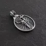 Серебряный кулон Воскресший Иисус Христос 133182 Оникс