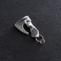 Серебряный кулон Кельтский топор 133199 Оникс