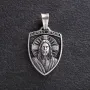 Серебряный кулон Иисус Христос 133174 Оникс