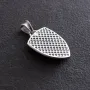 Серебряный кулон Иисус Христос 133174 Оникс