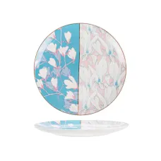 Тарілки сервіровки в наборі 6 штук діаметр 26 см Pink-Blue AL120792 Lefard Тарілки сервіровки в наборі 6 штук діаметр 26 см Pink-Blue AL120792 Lefard
