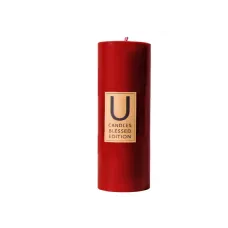Декоративна свічка Ucandles Blessed edition циліндр 5 см Червоний
