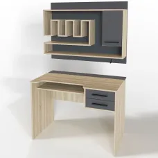 Комп'ютерний стіл Тиса Мебель Тіса Стиль-4 Сонома Графіт 750x600x1050 мм