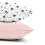 Набор наволочек COSAS BIG GREY STARS 50х70 см Розовый/белый