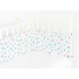 Бортики на кроватку COSAS MINT STARSFALL Ранфорс 30х180 см Мятный