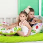 Простыня полутораспальная COSAS GREEN DOTS Ранфорс 155х240 см Зеленый