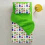 Простыня полутораспальная COSAS GREEN DOTS Ранфорс 155х240 см Зеленый