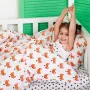 Простыня полутораспальная COSAS PAW Ранфорс 155х240 см Белый