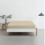 Простирадло на резинці COSAS BEIGE DOTS Ранфорс 140х200х20 см Бежевий