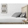 Простирадло на резинці COSAS GREY DOTS CS1 Ранфорс 180х200х20 см Білий