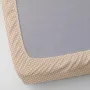 Простирадло на резинці COSAS BEIGE DOTS Ранфорс 80х160х20 см Бежевий
