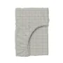 Набор Простыня на резинке COSAS ROSE / GREY GEOMETRY Ранфорс 160х200х20 см 2 шт Графит/Розовый