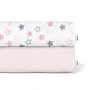 Набор Простыня на резинке COSAS ROSE STARS Ранфорс 60х120х12 см 2 шт.