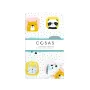 Дитяча постільна білизна Color Animals CS1 COSAS Білий 110х140 см