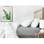 Подростковый комплект на резинке COSAS COLORFUL BLOTS CS1 Ранфорс 155х215 см Серый/Белый