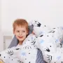 Подростковое постельное белье CROWN COSAS Голубой 155х215 см