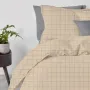 Полутораспальный комплект на резинке COSAS BEIGE GEOMETRY CS1 Ранфорс 160х220 см Бежевый/Серый