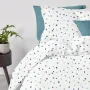 Сімейний комплект COSAS COLOR BLOTS Ранфорс 2х160х220 см Блакитний/Білий