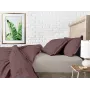 Полуторное постельное белье Mousse CS2 COSAS Шоколад 160х220 см