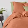 Семейный комплект постельного белья Amber CS4 COSAS Терракотовый 2х160х220 см