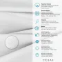 Полуторная постель с простыней на резинке Big Star CS3 COSAS серый 160х220 см