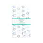Євро постільна білизна White Stars COSAS Блакитний 200х220 см