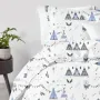 Полуторна постільна білизна Dream Wigwam COSAS Блакитний 160х220 см