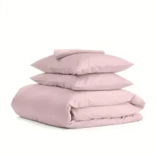 Півтораспальний комплект COSAS BEIGE SATIN CS9 Сатин 160х220 см Бежевий
