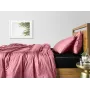 Семейный комплект COSAS ROSE SATIN CS8 Сатин 2х160х220 см Черный/Пудровый