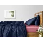 Полуторна постільна білизна Dark Blue CS12 COSAS Сакура 160х220 см